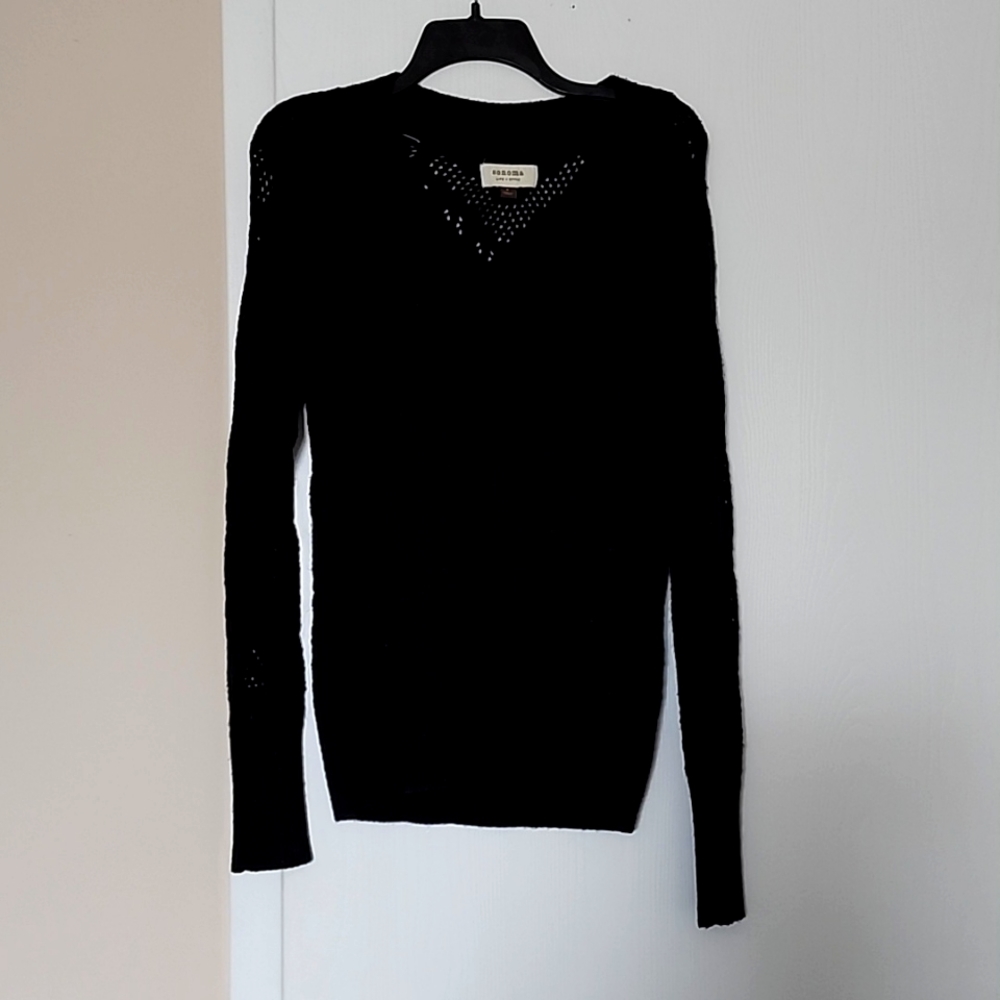 Sonoma black small knit sweater